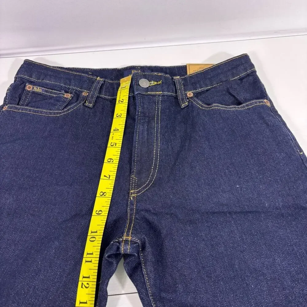 NWT Ralph Lauren Polo Boy's Hampton Deep Blue Straight Jeans Size 20 1082